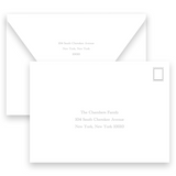 Boy's Blue Simple Modern Birth Announcement