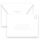 Watercolor Fringe Number Balloon with Scallop Border Birthday Party Invitation