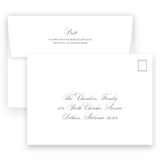 Casual Script "Merry and Bright" Portrait Holiday Card