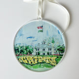 The Clubhouse Golf Acrylic Christmas Ornament