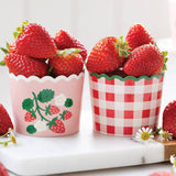 My Mind’s Eye Strawberry Gingham Baking Cup