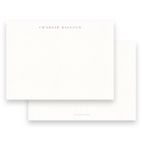 Men's Charcoal Simple Stationery