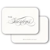 Simple Decorative Script Family Enclosure Card