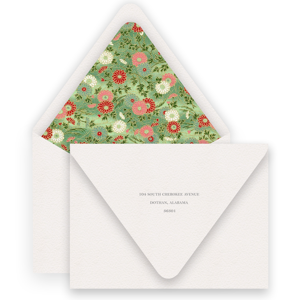 Oriental handmade Japanese Liners