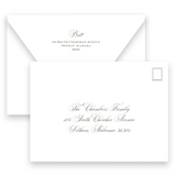 Casual Script "Merry and Bright" Portrait Holiday Card