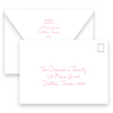 Watercolor Ribbon Border Barbie Inspired Birthday Party Invitation