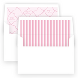 Girl's Watercolor Ribbon Border Barbie Inspired Landscape Stationery