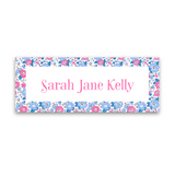 Girl's Liberty Ditsy Floral Vinyl Sticker Label