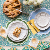 Fall Autumn Scallop Cocktail Napkins