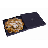 Scallop Cheese Board | Brown Hand-Poured Resin | 9 Inch