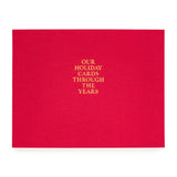 Red Holiday Card Book by Sugar Paper