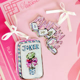 Mahjong Chic Joker Acrylic Christmas Ornament