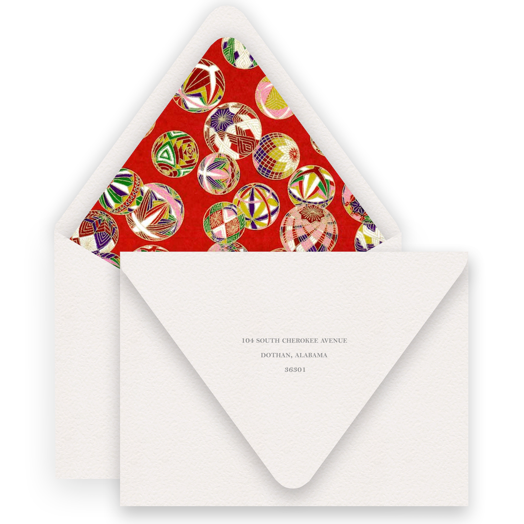 Oriental handmade Japanese Liners