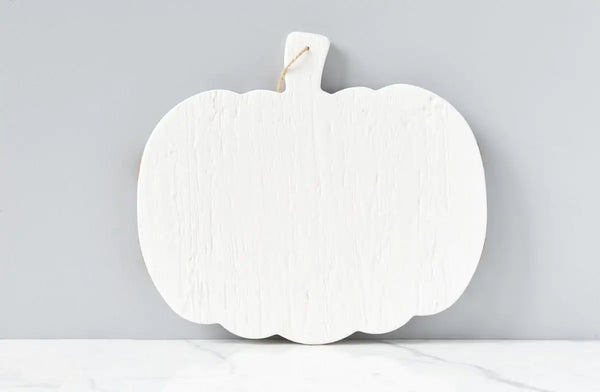 White Mod Pumpkin Charcuterie Board by Etu' Home