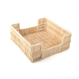 Napkin Holder, Natural Rattan Beverage Napkin Tray