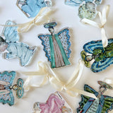 Tiny Wings IV Baby Angel Acrylic Christmas Ornament