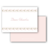 Floral Block Print Enclosure Card