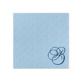 Custom Curly Script Single Letter Monogram Printed Cocktail Napkins