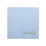 Custom Simple Script Name Printed Cocktail Napkins