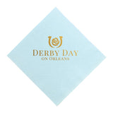 Custom Derby Day Printed Cocktail Napkins