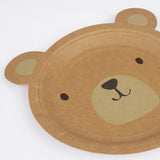 Meri Meri Woodland Bear Plates