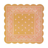 Meri Meri Western Bandana Square Plates