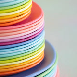 Glitterville - Rainbow Dinner Plates