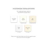 Boys Watercolor Golf Putting Green with Red Flag Stationery