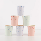 Star Pattern Cups