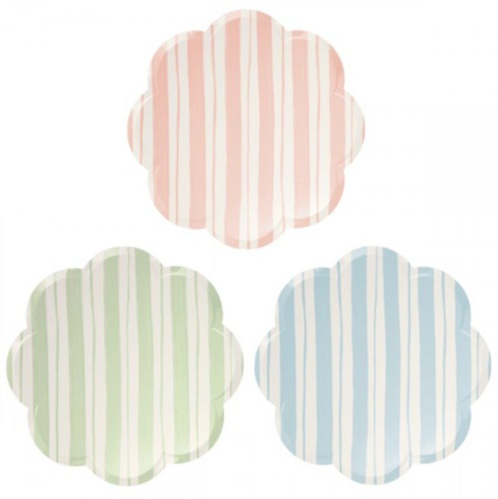 Ticking Stripe Party Plate