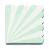 Mint Striped Small Napkin