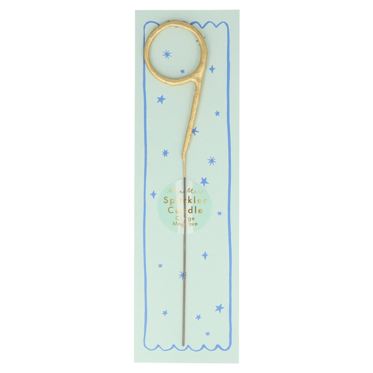 Meri Meri Gold Number Sparkler Candle