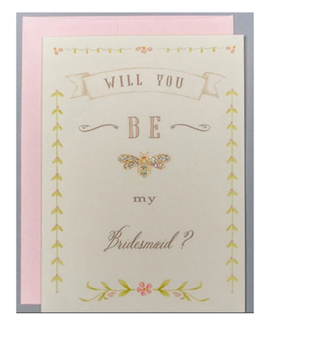 “Will You Be My Bridesmaid” Card