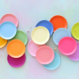 Glitterville - Rainbow Dinner Plates