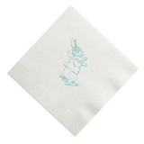 Blue Foil Peter Rabbit Easter Cocktail Napkins, Set of 20
