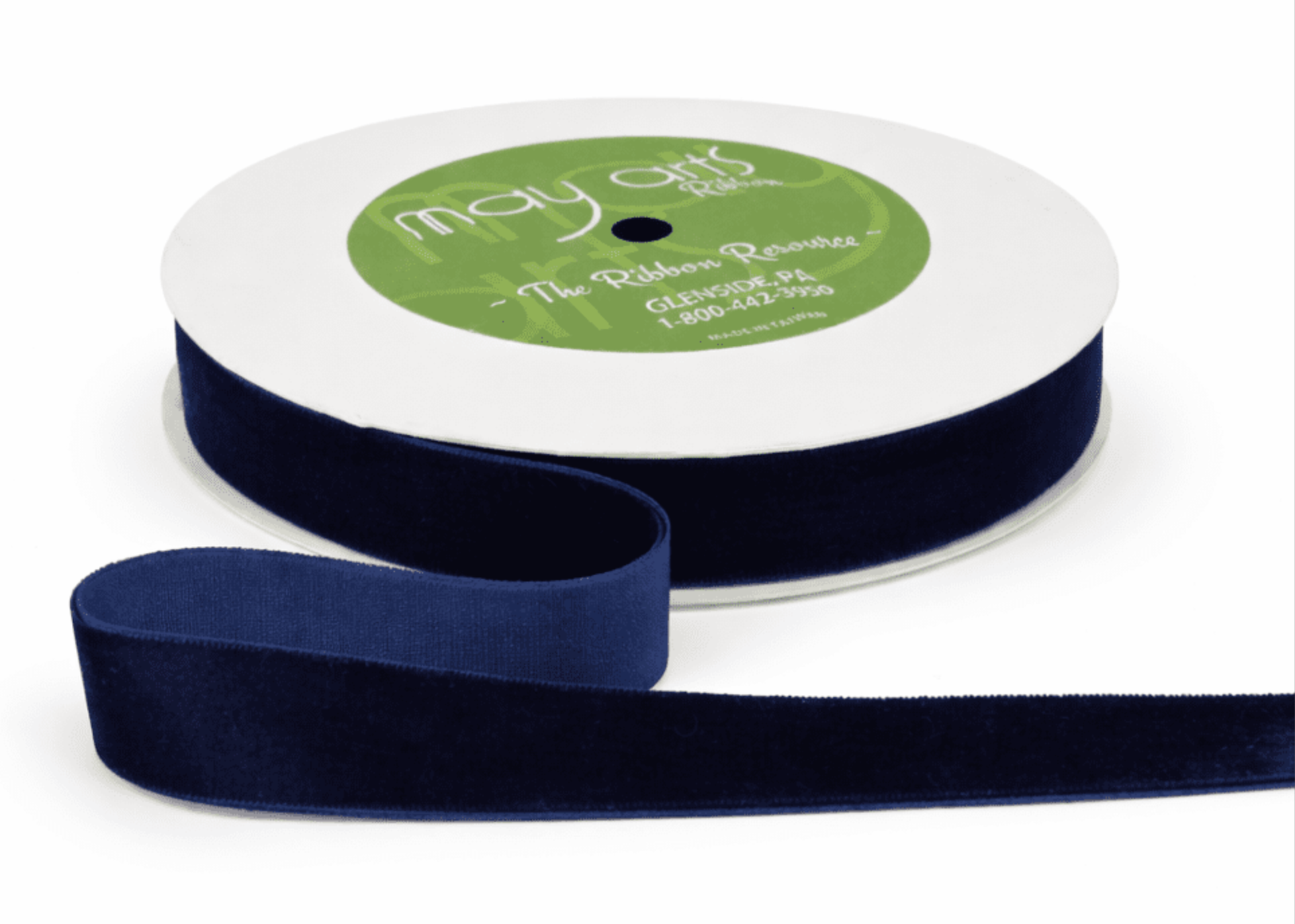 3/4" velvet ribbon spool
