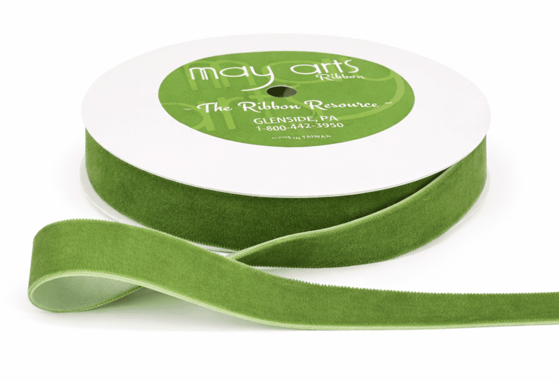 3/4" velvet ribbon spool