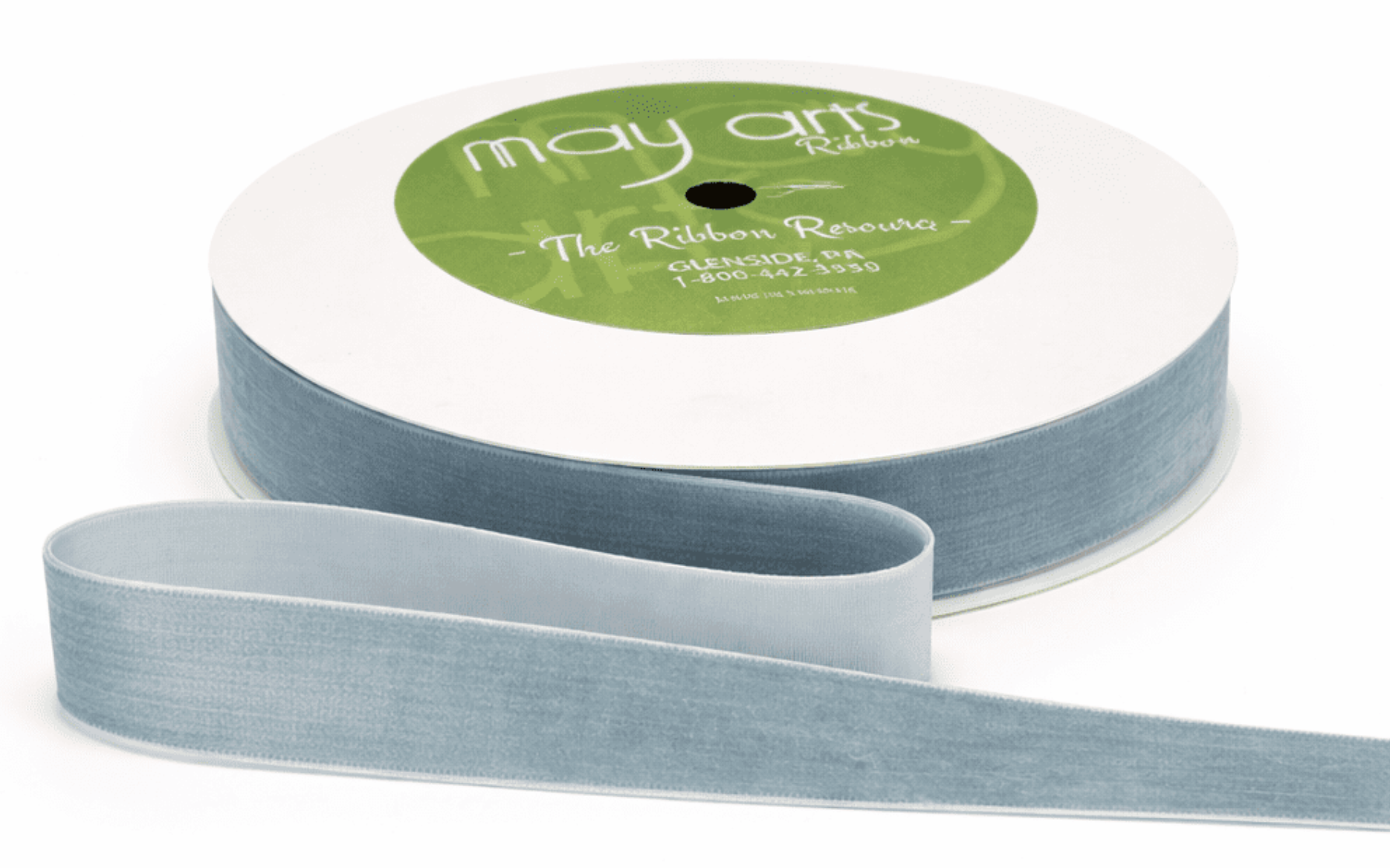 3/4" velvet ribbon spool