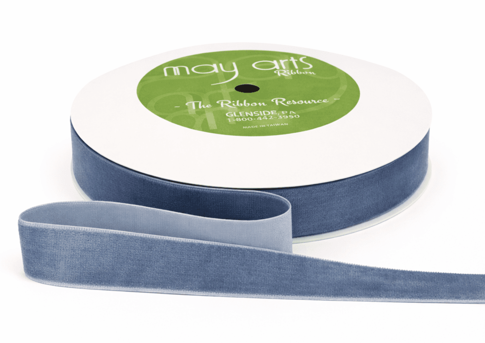 3/4" velvet ribbon spool