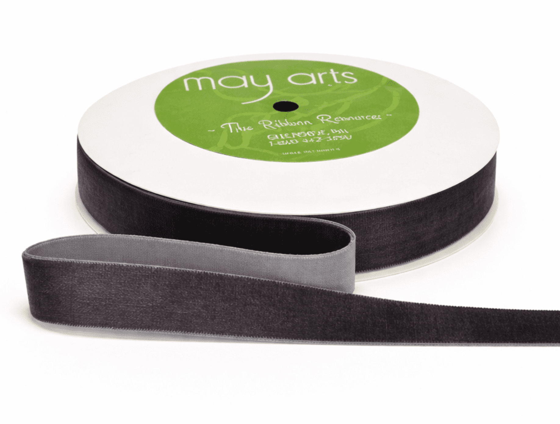 3/4" velvet ribbon spool