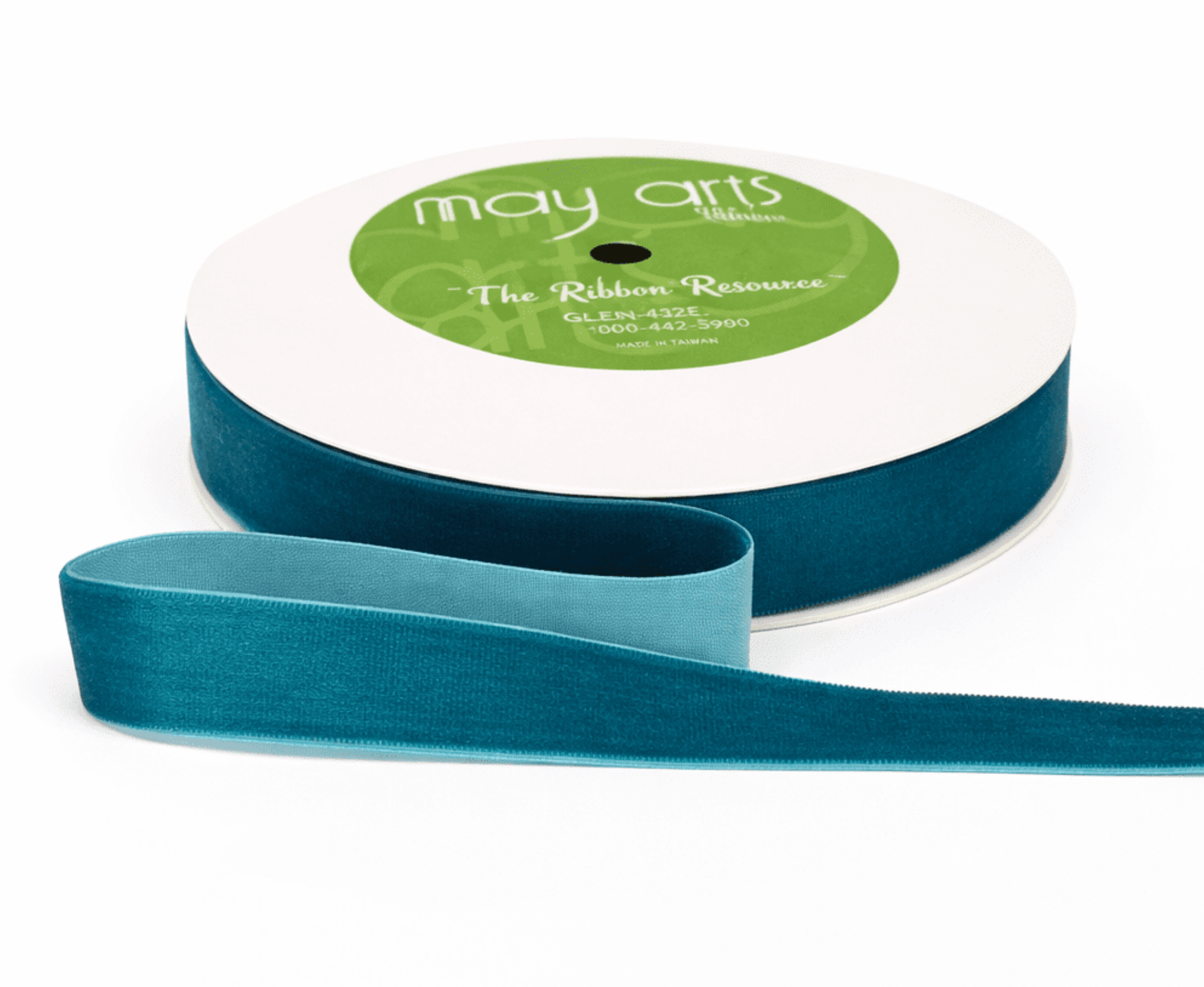 3/4" velvet ribbon spool