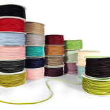 1/8 inch Velvet String Cord Ribbon with Woven Edge