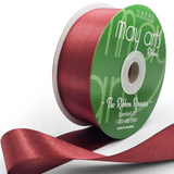 1.5 Inch(36MM) Luster Double Faced Satin Ribbon with Woven Edge
