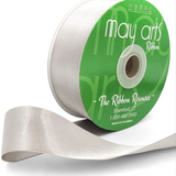 1.5 Inch(36MM) Luster Double Faced Satin Ribbon with Woven Edge