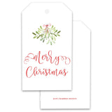 Greenery Swag Holiday Gift Tags, Set of 12