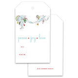 Peace Joy Love Holiday Gift Tags, Set of 12