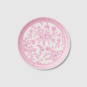 Pink Toile Large Plates (10 per pack)