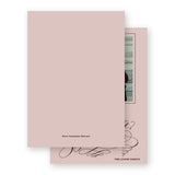 Claret on Pink "Peace, Hope, Joy, & Love " Holiday Card