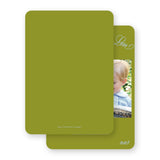 Blue on Green "Peace, Hope, Joy, & Love " Holiday Card