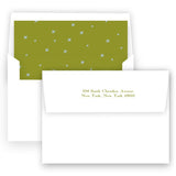 Blue on Green "Peace, Hope, Joy, & Love " Holiday Card